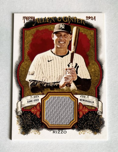 Anthony Rizzo 2024 Topps Allen & Ginter #AGR-AR Relics New York Yankees - Picture 2 of 3