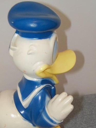 Vintage Disney Donald Duck 10.5" Play Pal Plastics Bank Made In USA - Bild 4 von 10