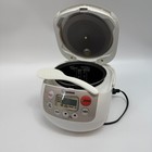 Zojirushi Beige 3 Cup Multi Menu Rice Cooker & Warmer NS-VGC05 Tested Working