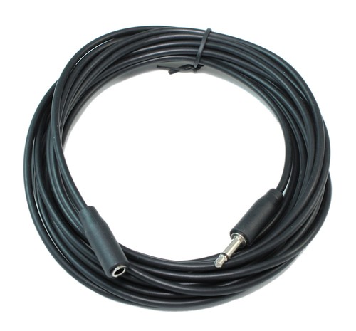 15ft 3.5mm SLIM MONO TS (2 conductor) Male to Female Audio EXTENSION Cable - Picture 2 of 3