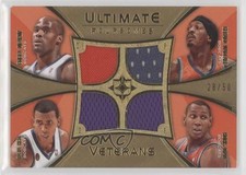 2008-09 Ultimate Collection 28/50 Emeka Okafor Gerald Wallace Raja Bell 9su