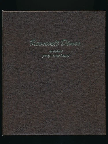 DANSCO ROOSEVELT DIMES 1946-89 W/ PROOF ALBUM #8125 ~ PARTIALLY FULL  1965-2013