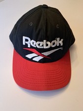 Reebok Baseball Hat Cap Snap Back Blue and Red Golf Made in the USA