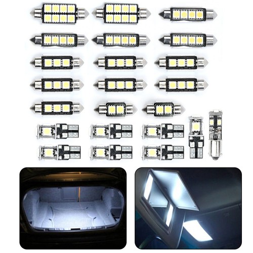For Dome Light Interior LED Lights White 23pcs 6000K Canbus Lamp Bulbs - Picture 12 of 12