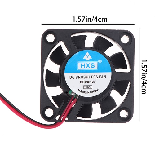 12V 2Pin Car Radio Cooling Fan For Multimedia Player Head Unit Radiator From Car - Photo 3/9