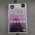 NEW AllerEase 2 Pack King Zippered Pillow Protectors 20”x36” Allergy Bedbug Temp
