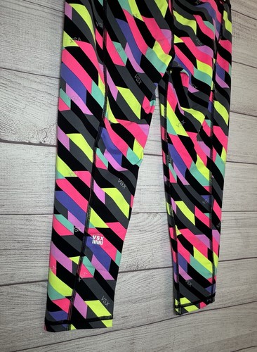 Victorias Secret VSX SPORT  Gym Yoga Workout Leggings Neon Color Block SMALL - Picture 6 of 9