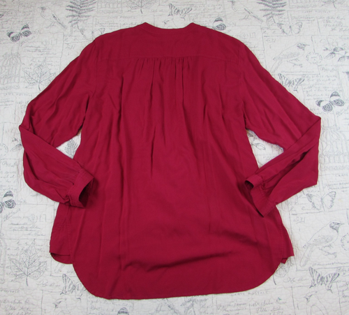 EUC $ 128 Sundance Katalog 1/4 BTN lang SLV Biesen Tunika Shirt Top Damen XL - Bild 5 von 6