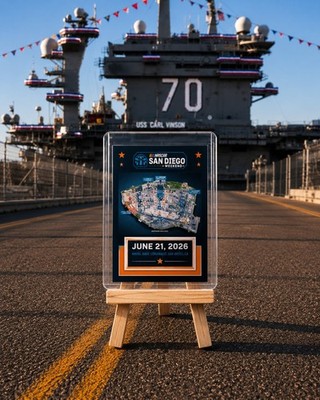 2026 NASCAR San Diego Weekend Panani Track Map Naval Base Coronado Exclusive SGA