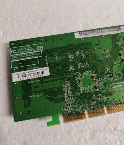 Computer Vintage Card AGP Video Graphics Card WinFast GeForce2 MX MAX 64MB TV ✅ - Bild 3 von 3