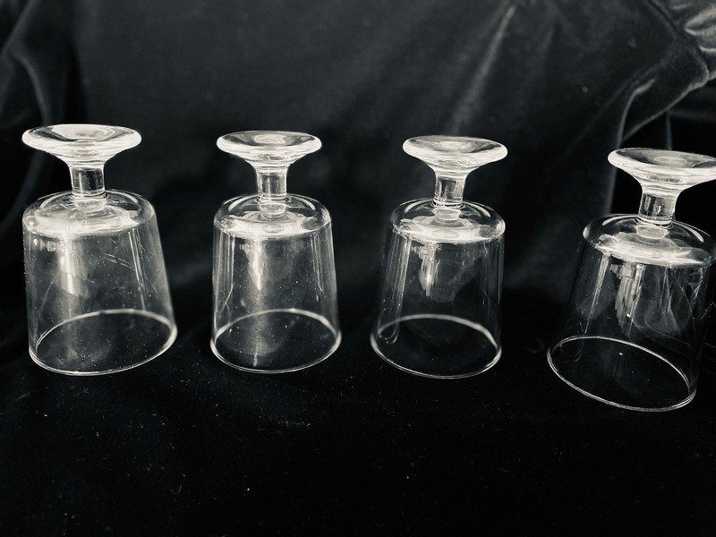 IKEA New Barsk 7 Oz Cordial glasses Set Of 4
