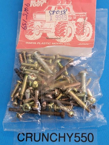 Vintage Tamiya Blackfoot Screw Bag B X9949 OEM Japan Old Stock RC Part - Picture 2 of 3