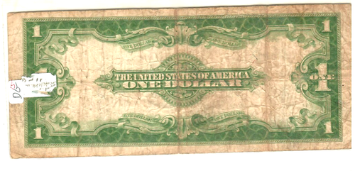 $1 "1923"(HORSEBLANKET) (SILVER CERTIFICATE) "1923" (HORSEBLANKET) 1923 - Picture 3 of 3