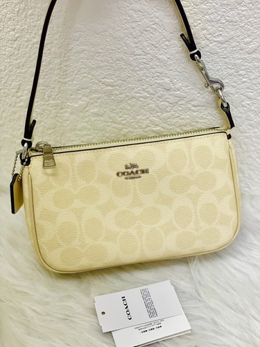 NWT Coach Nolita 19 In Signature Canvas CW426 Canvas In Hay (Yellow) Color - Picture 1 of 7