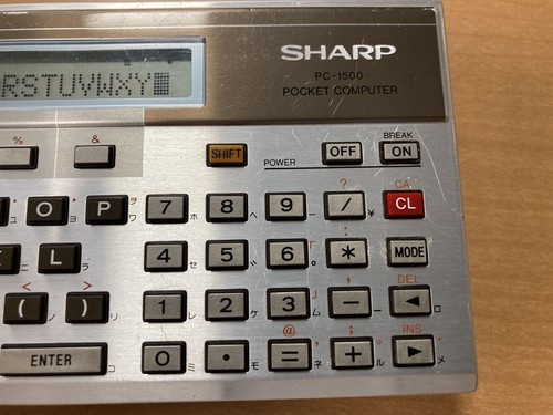 SHARP PC-1500 Taschencomputer mit LCD Display und manueller Kopie inklusive - Bild 11 von 12