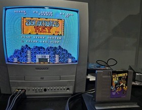 Solomon's Key Nintendo NES Cart: 100% Authentic, Cleaned & Tested W/Sleeve 