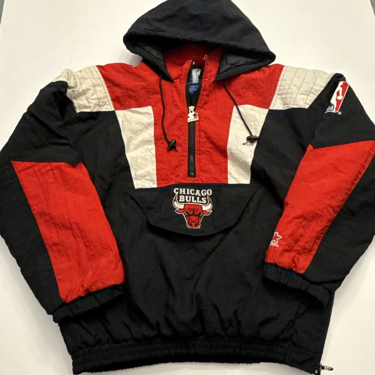 stars ブルズジャケット　NBA 80's Preços baixos em Jaquetas Starter Masculino Chicago Bulls NBA | eBay