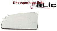 Blic 6102-02-1291752P Spiegelglas FüR AußEnspiegel Links FüR Opel