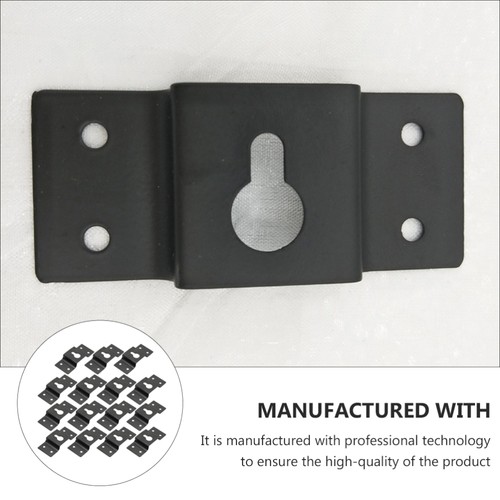 15 PCS Speaker Hook Hanger Plate Keyhole Hangers Surround Sound Stands - Picture 3 of 12