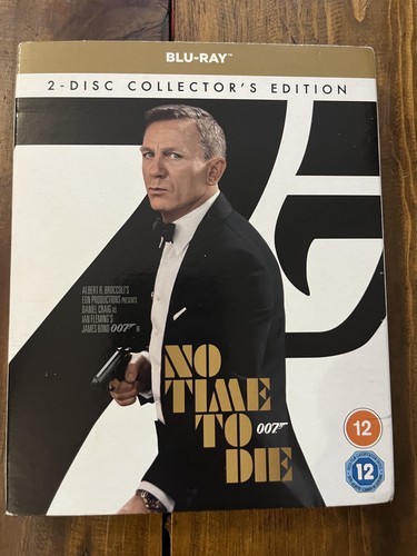 No Time to Die (Blu-ray, 2021) Daniel Craig. James Bond 007. 2-Disc Set - Picture 1 of 3