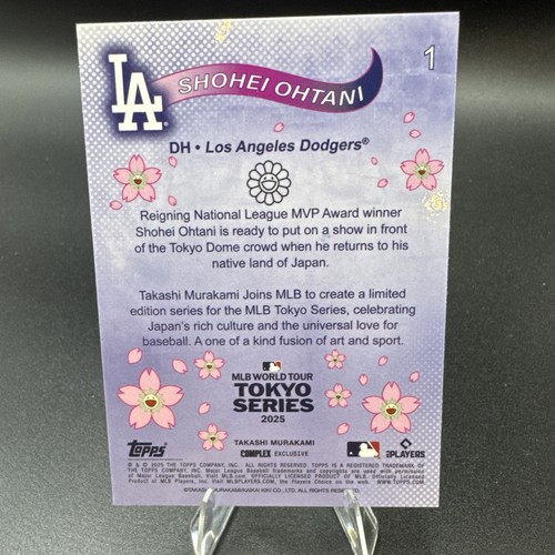 Shohei Ohtani 2025 Topps Tokyo Series Takashi Murakami #1 Dodgers SP - Picture 2 of 2