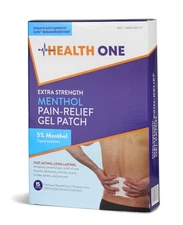 Health One Menthol 5% Extra Strength Pain Relief Medicated Patches - pack of 15