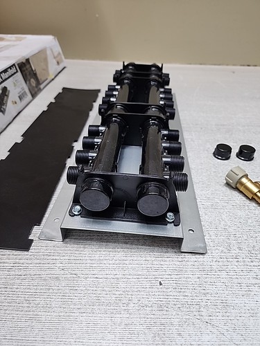 PEX 20-Port Krümmer Einbaurahmen mit Teilteilen - unvollständiges Set - Bild 7 von 16