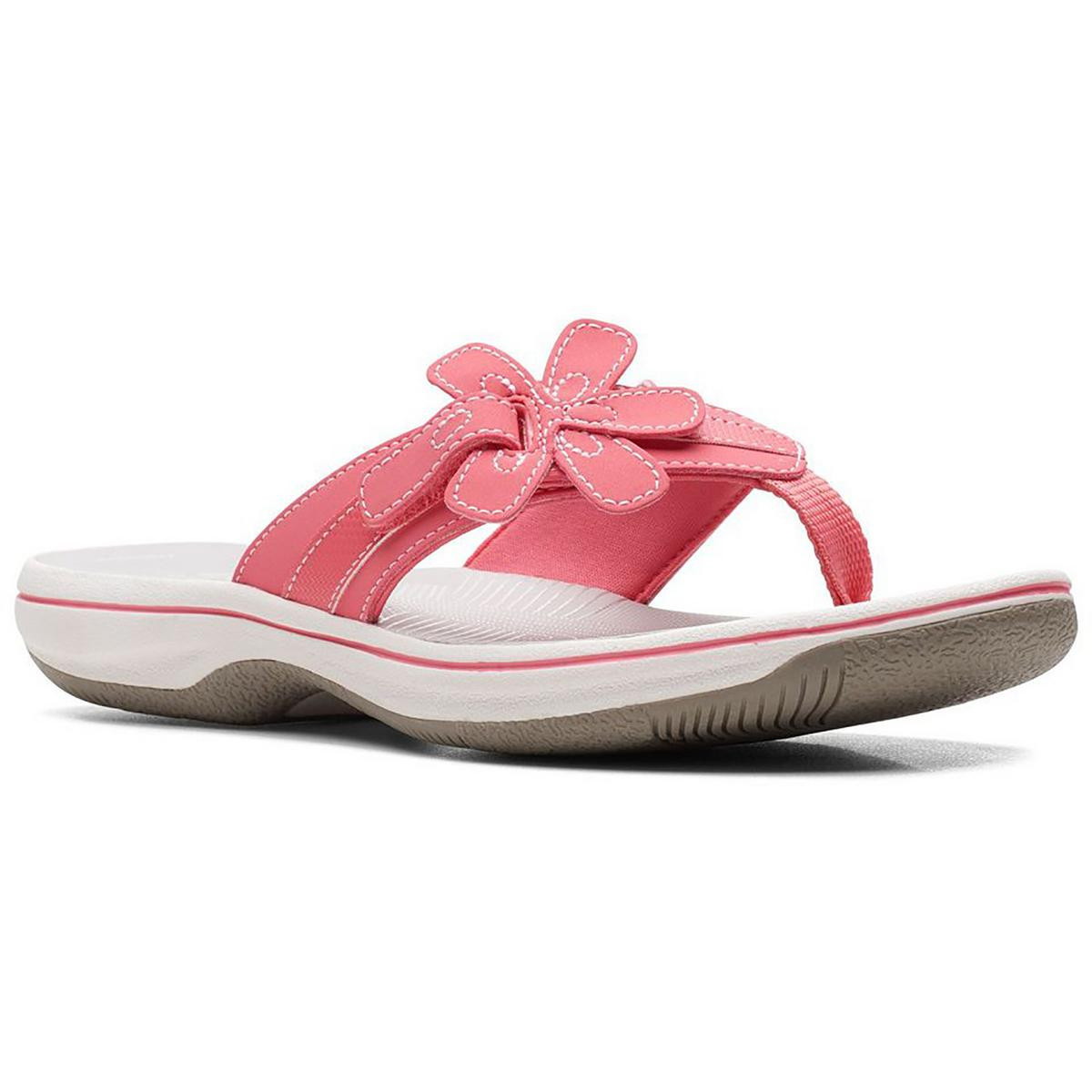 Cloudsteppers by Clarks Женские босоножки на тонком каблуке BrinKley Flora H розового цвета BHFO 4071