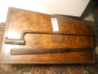 Antique 19th rifle BAYONET w metal Scabbard Post 1873 poss INDIAN WARS ERA