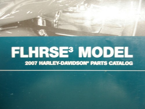 Harley Davidson OEM catálogo de piezas de fábrica 2007 FLHRSE modelo P/N 99433-07 nuevo (G3) - Imagen 2 de 5