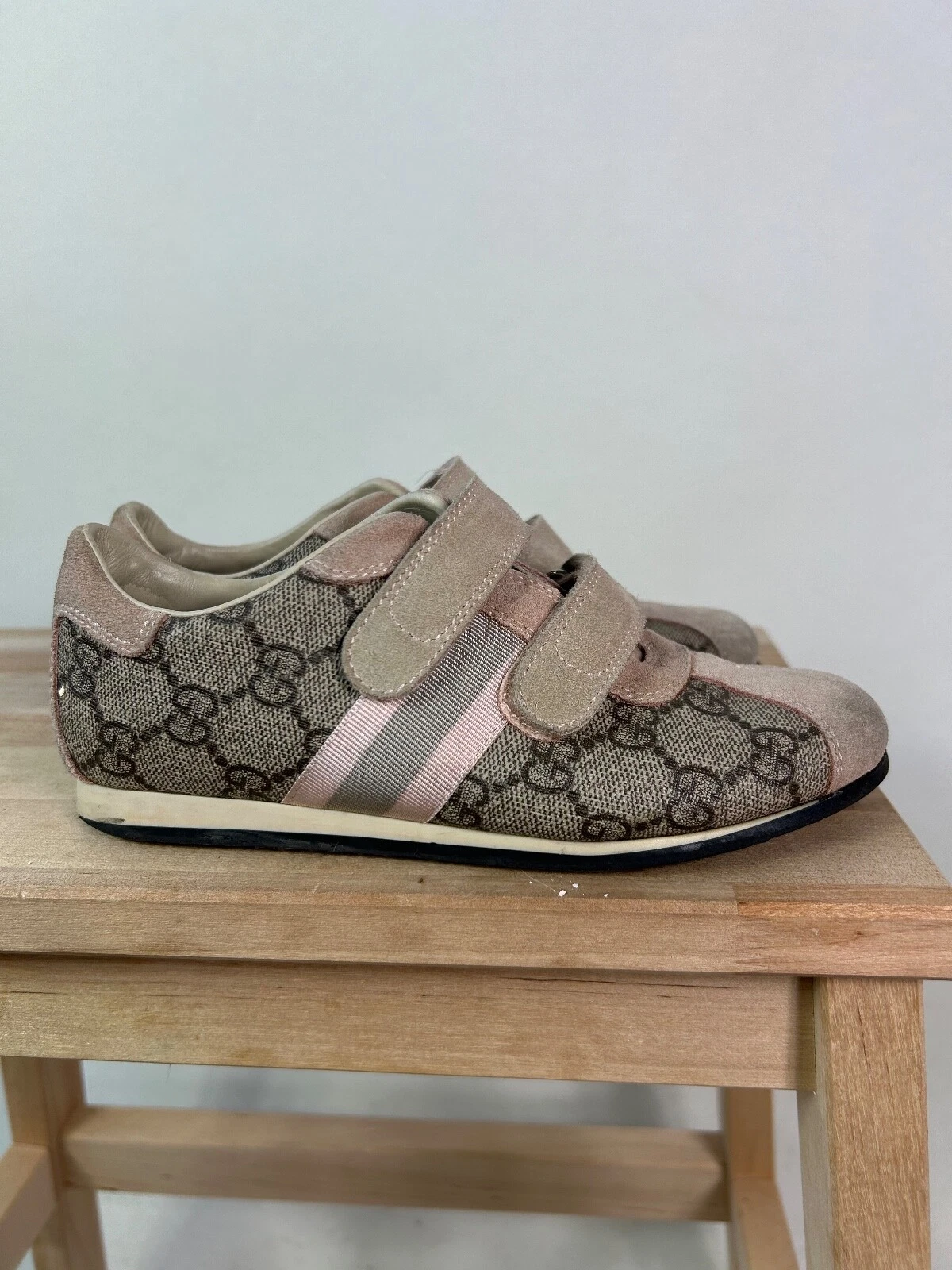 Baskets Gucci enfant monogramme taille 31