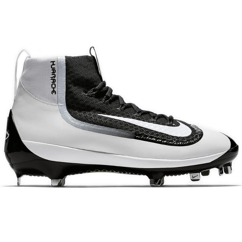 Nike Air Huarache 2K Filth Elite Men&#039;s MID Baseball Cleats Black SIZES | eBay