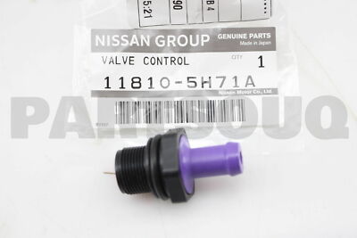 118105H71A Genuine Nissan POSITIVE CRANKCASE VENTILATION VALVE