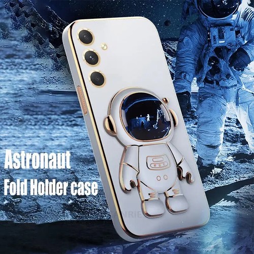 Case Cover Astronaut Stand Soft For Samsung S24 S23 S21 FE A54 A53 A14 A15 A05S - Picture 2 of 13