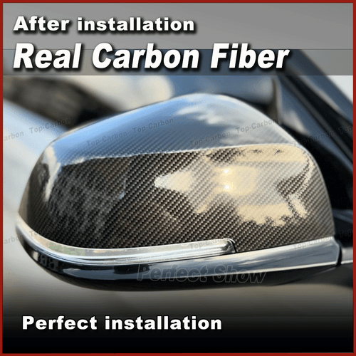 Carbon Spiegelkappen Außenspiegel Abdeckungen Passt für BMW E87 F20 F22 F30 F35 - Bild 4 von 13