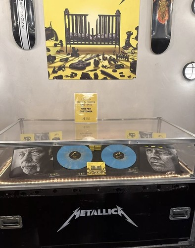 Detroit Metallica Pop Up Store 72 Seasons Vinyl Aqua Splatter Ltd Ausgabe versiegelt SELTEN - Bild 6 von 6