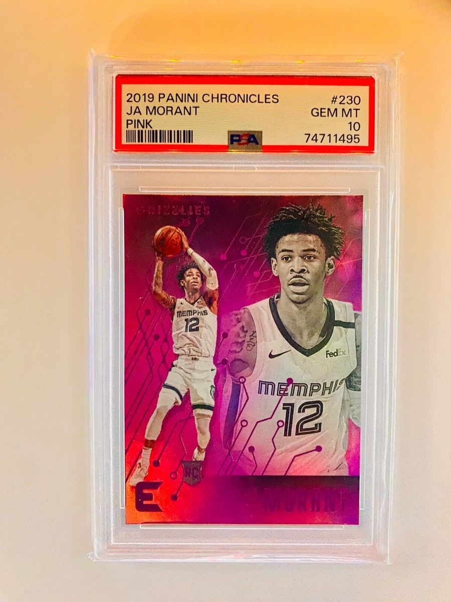 2019 PANINI CHRONICLES PINK #230 JA MORANT RC GRIZZLIES PSA 10 | eBay
