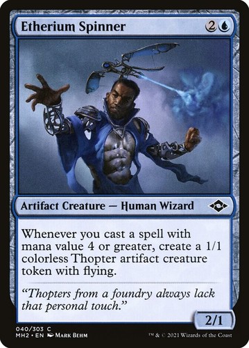MTG Etherium Spinner Orizzonti Moderni 2 040/303 Regolare Comune - Foto 4 di 7