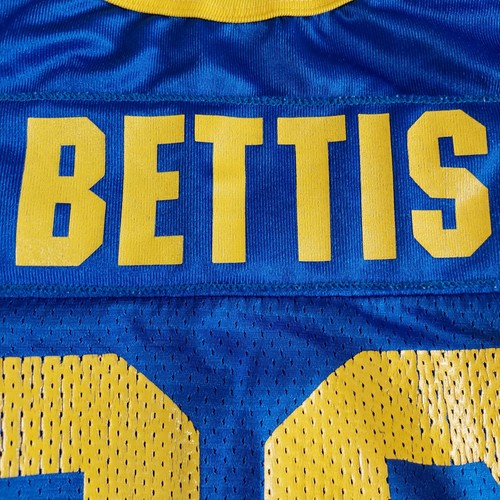Vintage St Louis LA Rams Mens Large Jerome Bettis Jersey 36 Wilson USA MADE NFL - Picture 20 of 24