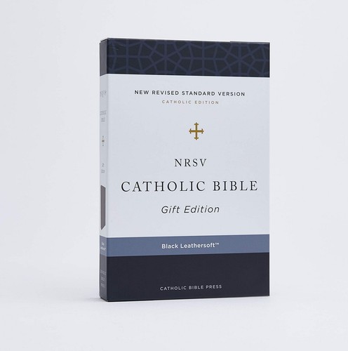 NRSV Catholic Bible Black Leathersoft BRAND NEW in Shrink Wrap!!! - Picture 2 of 6