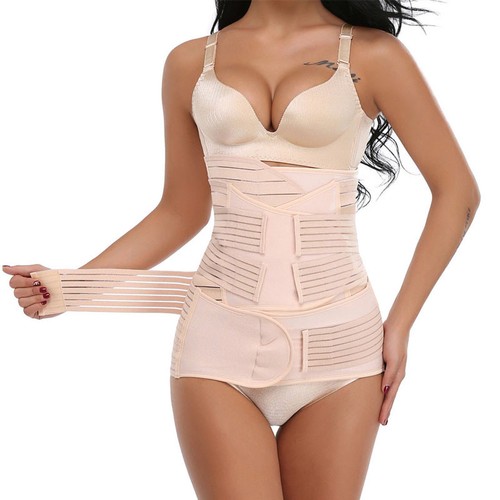 3 en 1 Cinturón de Recuperación del Vientre Posparto Soporte Fajas Body Shaper - Imagen 8 de 16