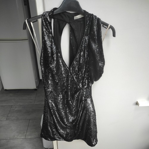 Karen Millen Ladies Women Sequin Sparkling Evening Gown Dress 8 UK - Picture 2 of 17