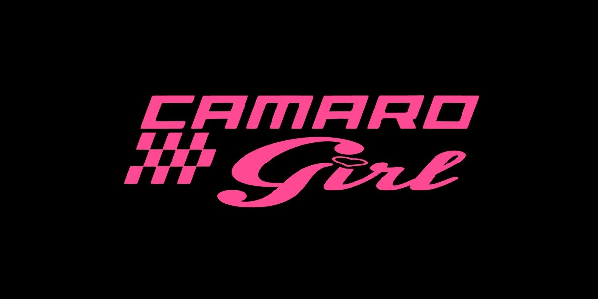 2010-2022 (2)CAMARO GIRL RACING Vinyl Decal Sticker Rocker Panel LS LT RS SS ZL1