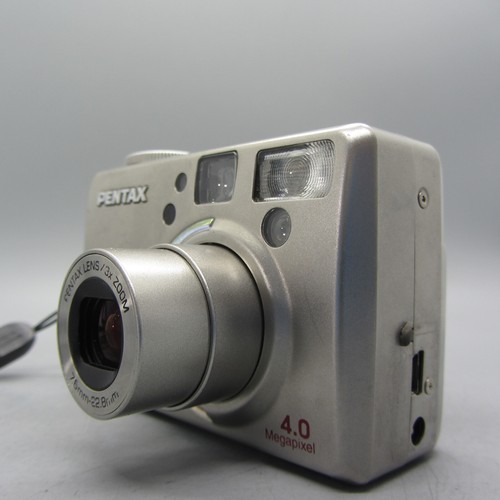 Pentax Digital Camera Optio 430RS 4.0MP Silver Tested - Picture 2 of 7