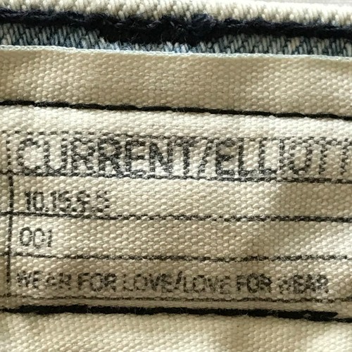 Current Elliot Stiletto Destroyed Distressed Damenjeans Größe 26 blau mittlerer Anstieg - Bild 3 von 14