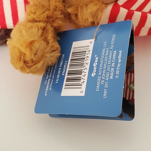 Sleepy Caps Stuffed Animal Plush Toy Dog 10" Baby Toddler Bed Time Nap Dan Dee - Picture 6 of 7