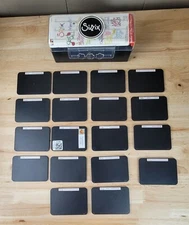 Sizzix CARDMAKING SET Sizzlits & STORAGE CASE#655710 Plus 6 other Dies