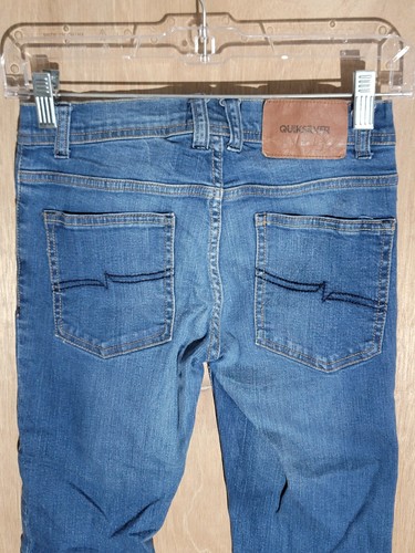quicksilver jeans womens size 25 skinny stretch low rise denim blue - Picture 7 of 10