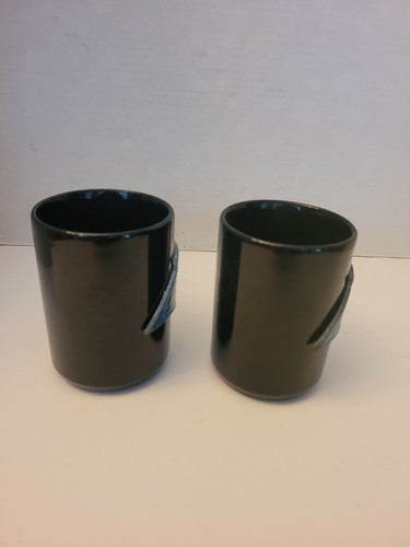 Schwarze Carolina Panthers Kaffeebecher 2er Set mit Zinn 3D Logo 12oz - Bild 2 von 6