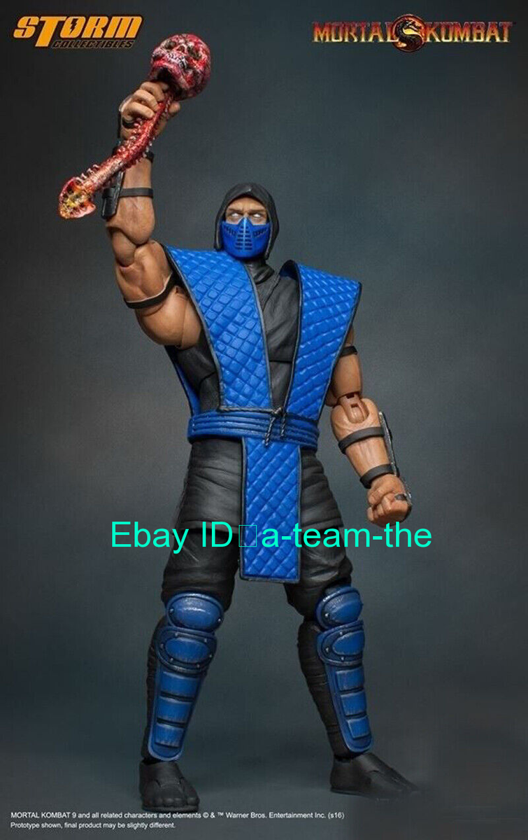 Storm Toys Mortal Combat Blue Ninja SUB-ZERO Special Ver 1